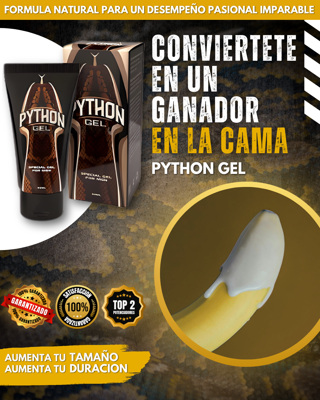 PYTH0N GEL: El potenciador Definitivo. ¡Tu Mejor Performance está por comenzar!
